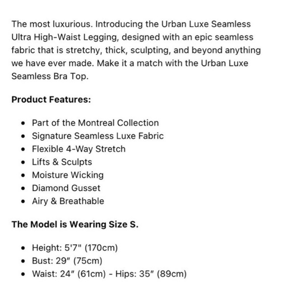 Kyodan Urban Seamless High Compression Leggings NWT - Picture 8 of 8